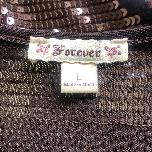 Sequin Racer Back Tank Top - Picture 3 of 6